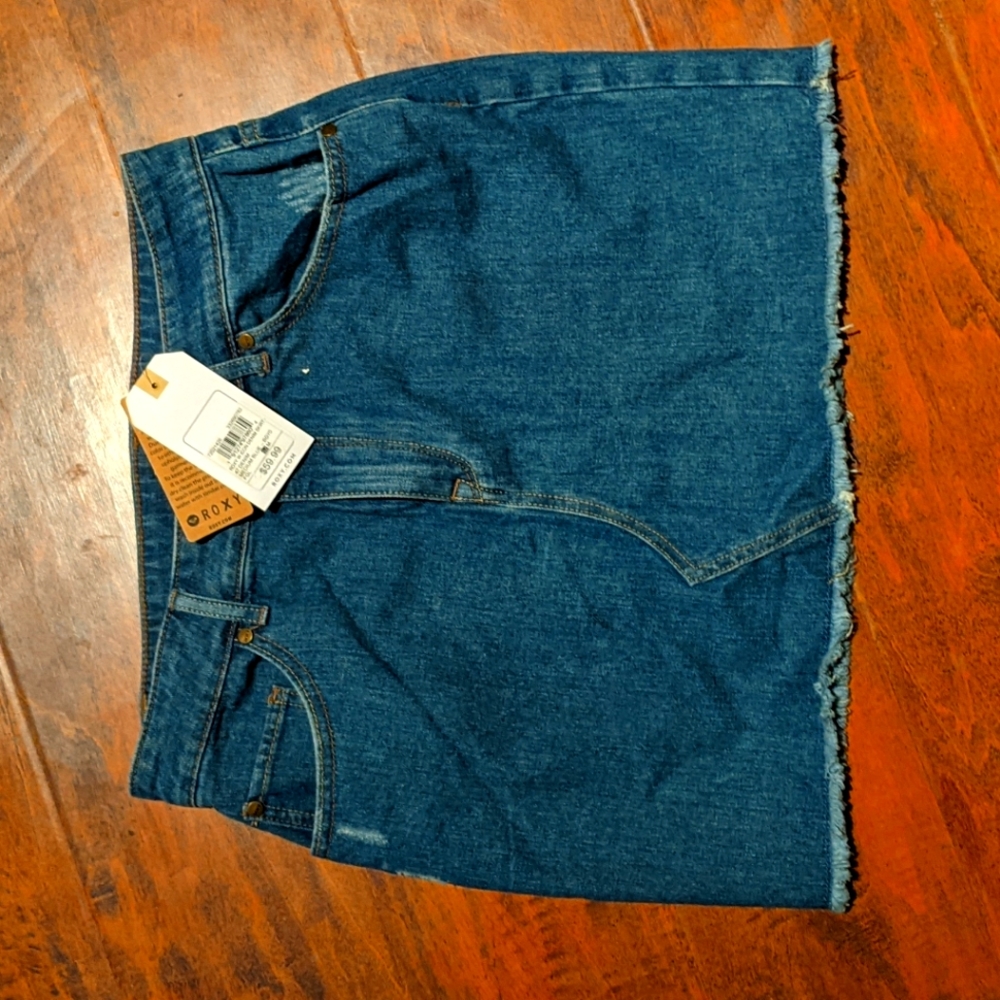 Roxy denim skirt